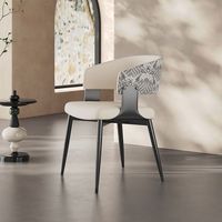 Chaise de salle à manger pliable en métal minimaliste italienne, noire, luxe léger, design moderne, dossier, hôtel, maison, îlot, comptoir, fauteuil
