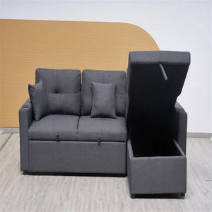 Muebles comprimidos Sofá seccional Sofá cama de compresión Sala de estar Sofá cama plegable moderno de lujo de <span class=keywords><strong>aire</strong></span> Perezoso - Product Image 2