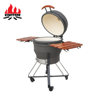 KIMSTONE Prix de gros Barbecue Kamado en céramique XXL de 22 pouces au charbon de bois pour cuisine extérieure