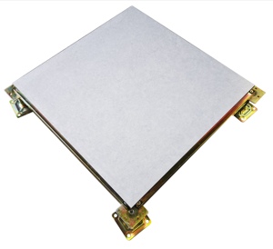 Plancher surélevé antistatique de marque YIYUAN, surface en céramique entièrement en acier, plancher d'accès, haute capacité de charge - Product Image 1