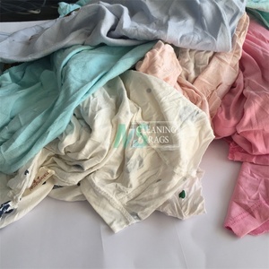 Trapos de Limpieza de Algodón Reciclado Suaves y Absorbentes, Trapos de Algodón de Color Claro, Trapos de Limpieza de Color Claro - Product Image 2