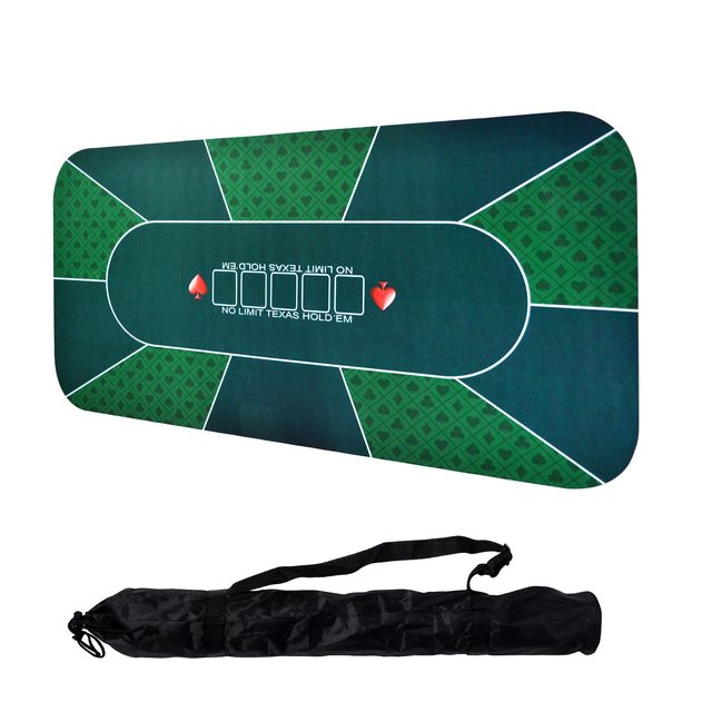 Factory Customised 180x90 Multiple Sizes Soft Rubber Non-slip Stain Resistant Polished Poker Table Play Mat
