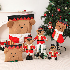 Ornements de Noël faits à la main en forme de mini-ours soldat, jouets et cadeaux de Noël, directement de l'usine - Product Image 2