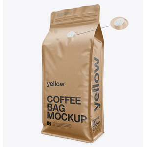 Sacs à café biodégradables <span class=keywords><strong>Bio</strong></span> Pla avec valve et fermeture éclair, emballages personnalisés en papier pour café, sacs à café à fond plat, sacs à grains de café 150g 25 - Product Image 3
