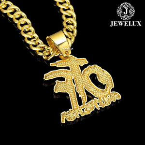 Precio de Exportación: Lujoso Amuleto de Plata 925 Bañado en Oro con Certificación IGI, Diseño Hip Hop, Pieza Destacada para Aniversario, Estilo Indio - Product Image 2