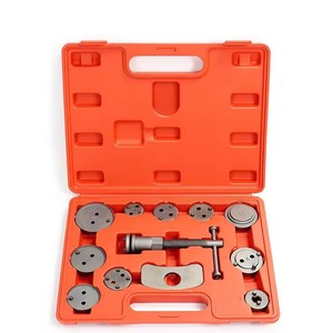 12pcs Heavy Duty Disc Brake Piston Caliper Compressor Rewind <b>Tool</b> <b>Set</b> Hard Case OEM Brake Pad Replacement Reset - Product Image 1