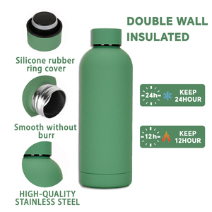BPA Free Eco-Friendly Minimalist <b>Small</b> Stainless Steel Vacuum Insulated Water Bottle 12oz Clip Keeps Drinks Cold 24 Hrs/Hot 6-12 - Product Image 3