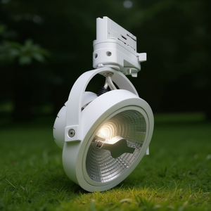 Faretto PETER 15W Bianco AR111 Trifase Orientabile per Binario - Product Image 3