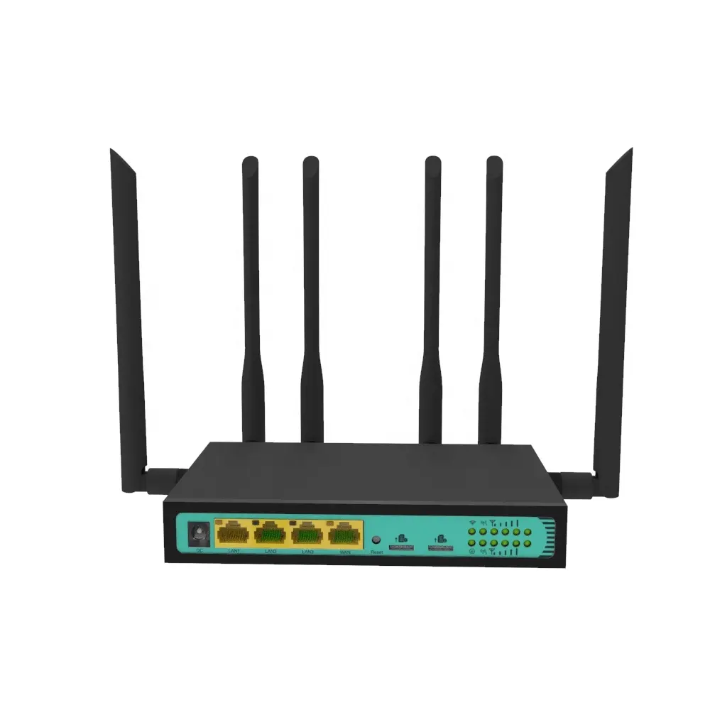 Wifi router 4g 2 sim load balance populaire openwrt draadloze router board