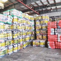 Kain Limbah Kapas Putih Berkualitas Tinggi Harga Kg Lebih Murah untuk Ekspor, Kain Lap Bekas Campuran dalam Bal