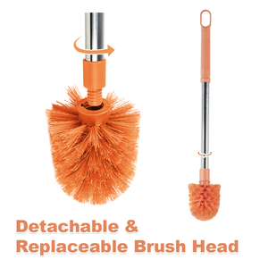 מברשת טואלט קיר, לסביבה pp ידידותית לסביבה pp, עיצוב מודרני לחיסכון בחלל - Product Image 3