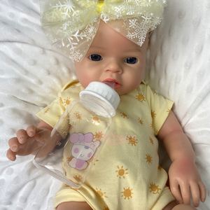 Muñeca Bebé <span class=keywords><strong>Reborn</strong></span> de <span class=keywords><strong>Silicona</strong></span> Realista de 50 cm, Hecha a Mano, Recién Nacida, <span class=keywords><strong>Cuerpo</strong></span> <span class=keywords><strong>Completo</strong></span> con Peso, Juguete Coleccionable para Niños, Regalo - Product Image 3