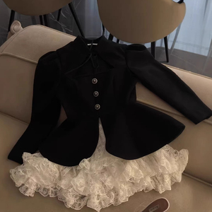 Vestidos <span class=keywords><strong>de</strong></span> Primavera 2026: Top con Cuello Cuadrado y Lazo, Manga Larga, Dobladillo con Volantes, Minivestido <span class=keywords><strong>de</strong></span> Encaje Escalonado, Conjunto <span class=keywords><strong>de</strong></span> Falda Elegante y Dulce para <span class=keywords><strong>Fiesta</strong></span> <span class=keywords><strong>de</strong></span> <span class=keywords><strong>Mujer</strong></span> - Product Image 5