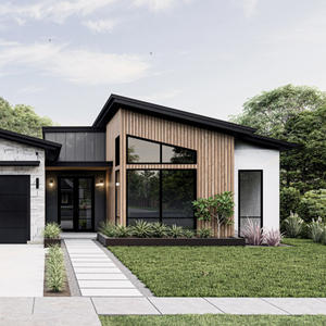 Maison moderne préfabriquée, villa, bureau avec garages, <span class=keywords><strong>kit</strong></span> de maison préfabriquée <span class=keywords><strong>en</strong></span> acier - Product Image 1