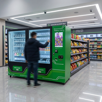 Distributeur automatique de boissons et de collations intelligent ZhongDa MDA, écran tactile 22 pouces, construction métallique, conforme ADA, SDK activé, basé sur le cloud
