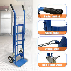 JH-Mech <span class=keywords><strong>Chariot</strong></span> <span class=keywords><strong>à</strong></span> bouteilles <span class=keywords><strong>de</strong></span> <span class=keywords><strong>gaz</strong></span> industriel avec roues <span class=keywords><strong>Chariot</strong></span> <span class=keywords><strong>à</strong></span> bouteilles <span class=keywords><strong>de</strong></span> <span class=keywords><strong>gaz</strong></span> en métal en acier durable facile <span class=keywords><strong>à</strong></span> déplacer - Product Image 4