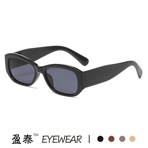 Eyewear Small <b>Square</b> Frame <b>Sunglasses</b> Purple UV400 Unisex - Product Image 5
