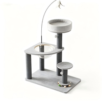 PhoenHorse Arbre à chat multifonctionnel avec conception anti-bruit, fabriqué en usine OEM, pour un usage familial sans perturber les animaux domestiques