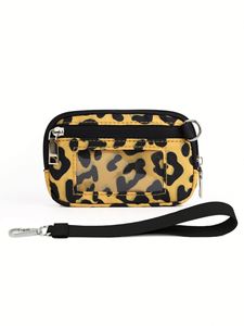 Custom Women's Waterproof Nylon Wristlet <b>Wallet</b> - <b>Zip</b> Card Case with ID Window & Keychain for Promotional Gift - Product Image 3