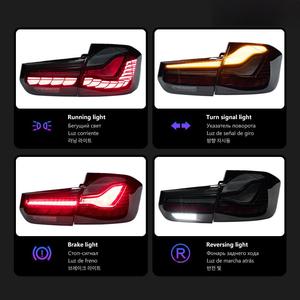 Accesorios para Automóviles BMW Serie 3 F30 F35, Luces Traseras LED 2012-2018, Actualización LED Escama de Dragón con Luces de Giro y Freno - Product Image 3