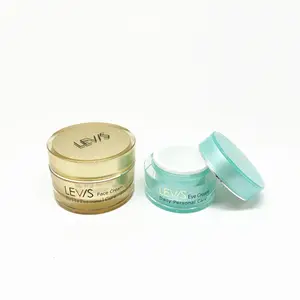 Barattoli di crema vuoti di plastica di lusso all'ingrosso barattoli acrilici personalizzati cosmetici 5ml 15g 150g 200g