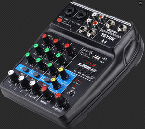 Interfaz <span class=keywords><strong>de</strong></span> <span class=keywords><strong>Audio</strong></span> USB Profesional <span class=keywords><strong>de</strong></span> 4 Canales con <span class=keywords><strong>Mezclador</strong></span> <span class=keywords><strong>de</strong></span> <span class=keywords><strong>Video</strong></span> <span class=keywords><strong>para</strong></span> DJ, Karaoke, Tarjeta <span class=keywords><strong>de</strong></span> Sonido en Vivo <span class=keywords><strong>para</strong></span> Usuarios <span class=keywords><strong>de</strong></span> APP <span class=keywords><strong>y</strong></span> <span class=keywords><strong>PC</strong></span> - Product Image 6