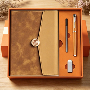 4 in 1 Luxury Business Welcome Cooperate Gift Set Notebook <b>Pen</b> Replace <b>Pen</b> <b>Refill</b> and USB Drive <b>Pen</b> Gift Set - Product Image 1