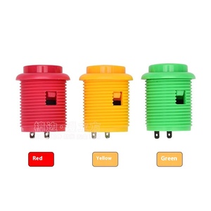 Vua Máy Bay Chiến Đấu 24/28Mm Trực Tiếp Cắm <span class=keywords><strong>Arcade</strong></span> Chiến Đấu Đẩy Nút Chuyển Đổi Máy Nhỏ Trò Chơi Giao Diện Điều Khiển Với Độ Bền Cao Chất Liệu Nhựa - Product Image 4