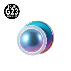 Tunnels d'<span class=keywords><strong>oreille</strong></span> en titane G23, style punk, colorés, cylindres solides, bijoux <span class=keywords><strong>de</strong></span> <span class=keywords><strong>piercing</strong></span> pour hélix - Product Image 6