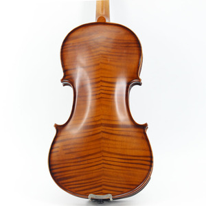 Violon en bois massif de couleur profonde, flammé, universel, modèle le plus récent, avec étui de violon - Product Image 6