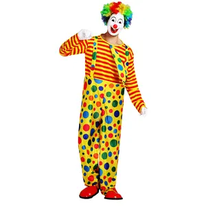 Costumes de Clown Adulte Costume de Carnaval Halloween Festival Cosplay Costume Pour Unisexe