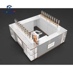 Lujo árabe 2x2 Kiosk Perfume Shop Interior Perfume-KIOSK-Lujo Cosmético Perfume Kiosk Cabina de exposición - Product Image 2