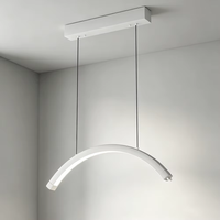 Lampe de plafond LED en forme de U pour cils, anneau lumineux pour extensions de cils, salon de beauté, 28 pouces, hauteur réglable, lampe de plafond pour tatouage et ongles