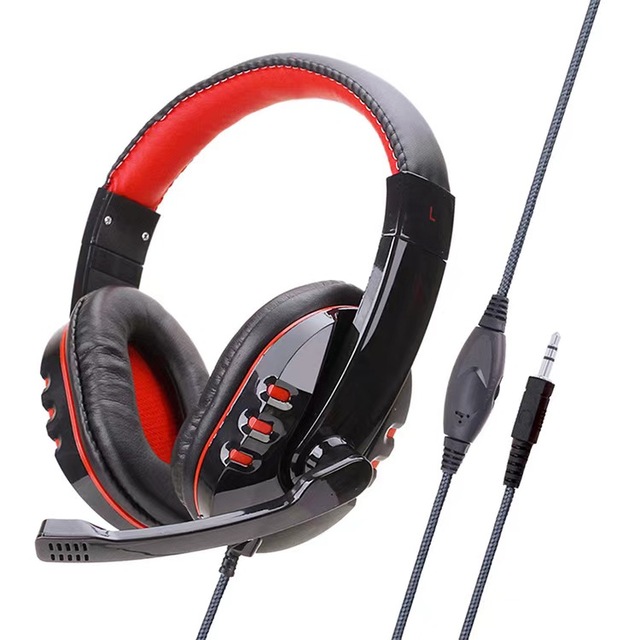 OEM Over-Ear Stereo Earphones with Dynamic Microphone Hot Wired Gaming Headset for PS4 Xbox PC Gamers Deep Bass Sound