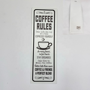 Letrero Metálico Vintage con Texto Inspirador, Placa Rectangular Estilo Español con Impresión UV para Colgar en la Pared del Hogar - Product Image 4