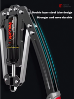 Appareil de force hydraulique multifonctionnel Exerciseur de bras à torsion réglable avec comptage Mmart Extenseur de poitrine Fitness Workout