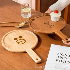 Assiette en bois japonaise écologique pour le petit déjeuner vaisselle Steak <span class=keywords><strong>Pizza</strong></span> plateau pour la maison hôtels Camping avec gravure - Product Image 2