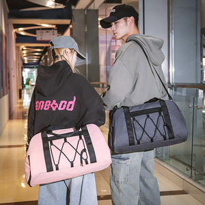 Bolsa de Deporte para Mujer, Gran Capacidad 36-55L, Separación Húmedo/Seco, para Viajes, Fitness y Deportes al Aire Libre, Tela Oxford, Color Sólido - Product Image 2
