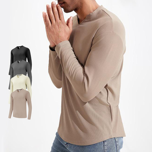 เสื้อยืดแขนยาวสำหรับผู้ชายเสื้อยืดฟิตเนสวิ่งฟิตเนสวิ่งฟิตเนสผู้ชาย - Product Image 6