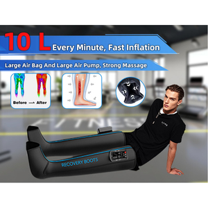 Healthpal Oem 8 chamer's Pneumatic Medical Grade Shorts Wireless air Leg compressione stivali di recupero per Edema - Product Image 2