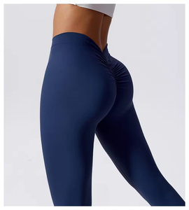 Vêtements de sport pour femmes 2026, séchage rapide, sexy, dos en V, leggings de yoga qui remontent les fesses, respirant, tenue de sport, leggings de yoga - Product Image 3