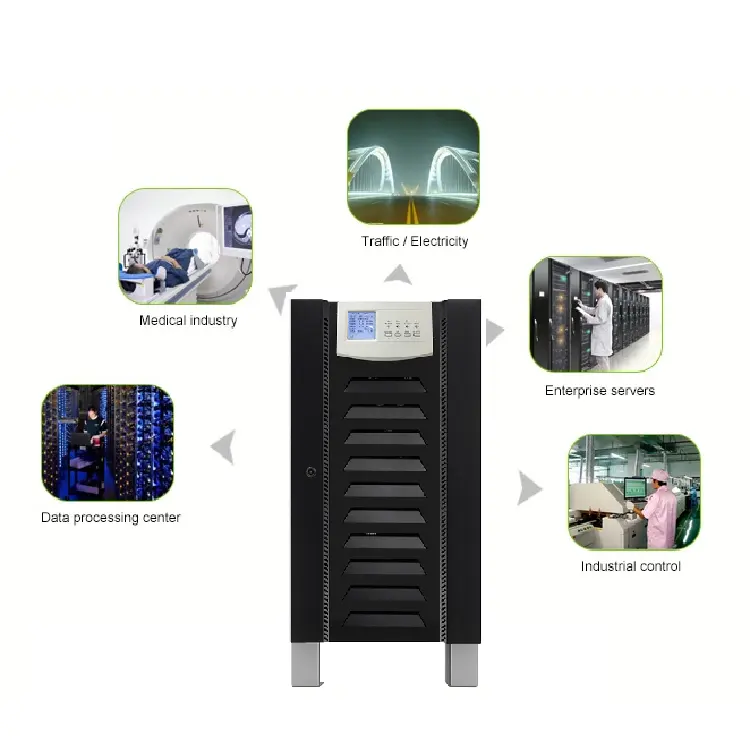 Banatton UPS Tiga Fase Frekuensi Rendah Industri Frekuensi Rendah dengan Transformator Isolasi