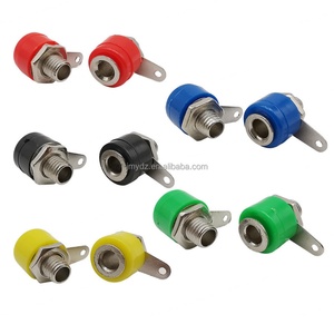 Prise banane 4 mm, borne de connexion banane 312A, accessoires audio, rouge/noir/bleu/vert/jaune - Product Image 1
