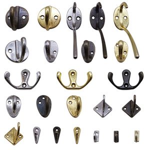Hz Furniture Hardware Wall Mount <b>Hooks</b> Brass Silver Modern Simple Style Kitchen Bathroom Toilet <b>Coat</b> <b>Hook</b> <b>Single</b> - Product Image 5
