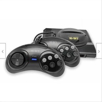 Console de jeu rétro Genesis 208 jeux pour téléviseur 16 bits MegaDrive, connexion filaire, prend en charge le multijoueur, comprend une manette CE ABS