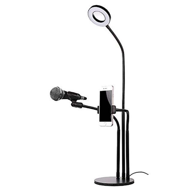 2026 Photo Studio Selfie LED Ring Light With Cell Phone Mobile Holder Tripod Stand for Youtube Live Stream Makeup Camera Lamp
