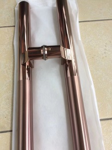 Thương mại xây dựng cửa gỗ Xử lý bề mặt kéo thép không gỉ Trường An ninh cửa OEM cửa kính xử lý sang trọng - Product Image 4