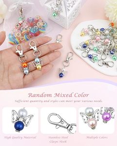 Lote de Llaveros de Regalo con Etiquetas de Agradecimiento y Bolsas de Organza, Recuerdos <span class=keywords><strong>para</strong></span> Invitados de Bodas, Baby Showers, Navidad, Bautizos y Comuniones - Product Image 3