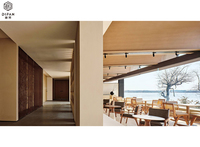 Table à manger complète personnalisée au design moderne en bois avec ensemble de chaises pour mobilier d'hôtel et de restaurant
