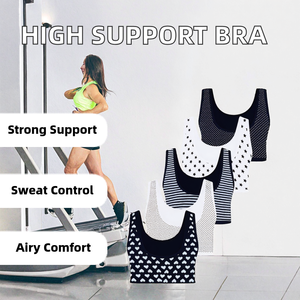 Soutien-gorge de sport à maintien élevé pour femmes, respirant, extensible dans quatre directions, pour yoga et fitness, fabricant OEM - Product Image 2